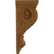 Ekena Millwork 6"W x 7 1/2"D x 18"H Extra Large Acanthus Wood Corbel, Alder CORW06X08X18ACAL - alternate 2